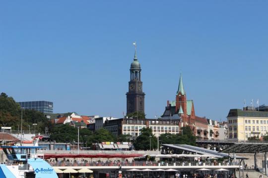 Wahrzeichen von Hamburg der Michel